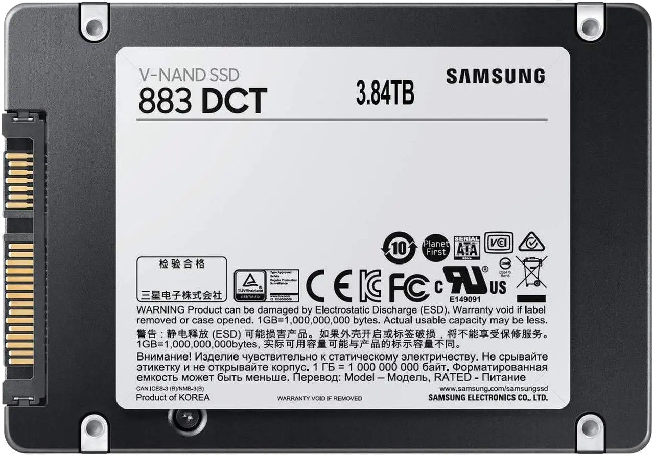 Samsung PM883 enterprise SATA SSD